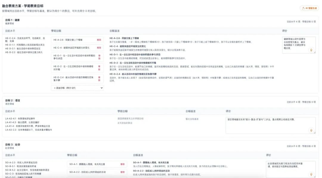 Child+个别化教育计划与教学建议